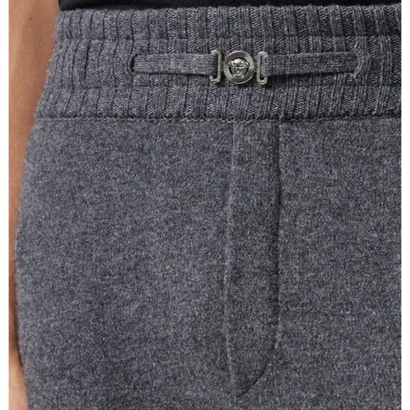 Versace Men’s Medusa Wool/Cashmere Sweatpants L (50 Euro) 1013622 IT NWT $1525 - Picture 4 of 16